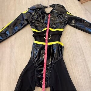 Custom Dance Solo Costume Latex Size 10 “the hive”